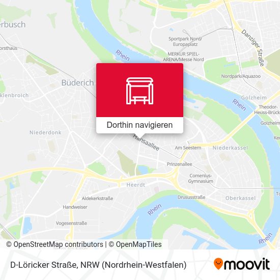D-Löricker Straße Karte