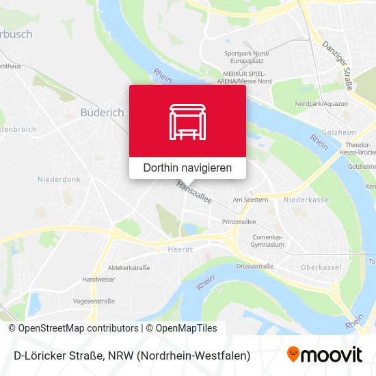 D-Löricker Straße Karte
