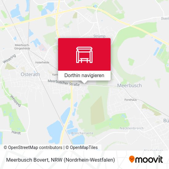 Meerbusch Bovert Karte