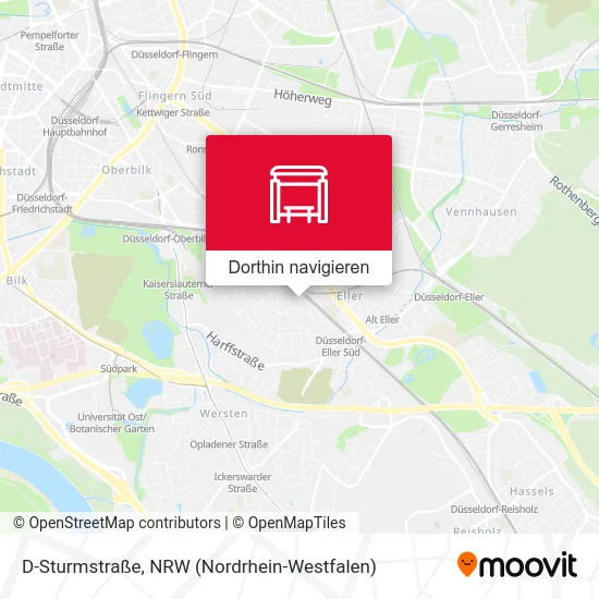 D-Sturmstraße Karte