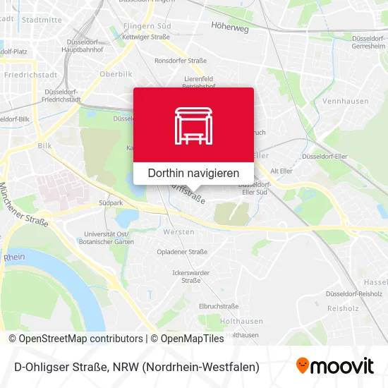 D-Ohligser Straße Karte