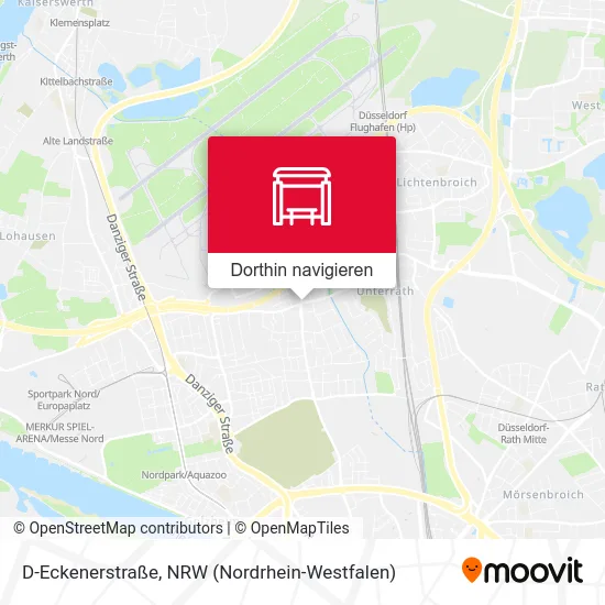 D-Eckenerstraße Karte