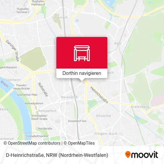 D-Heinrichstraße Karte