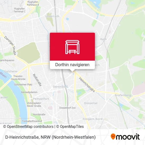 D-Heinrichstraße Karte