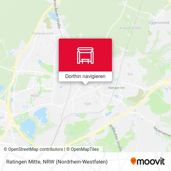 Ratingen Mitte Karte