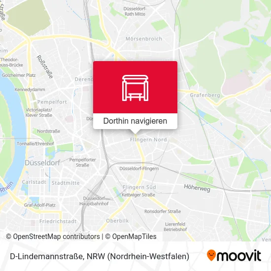 D-Lindemannstraße Karte