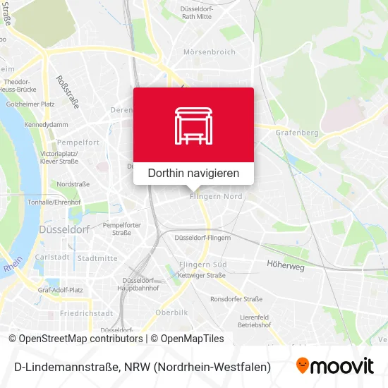 D-Lindemannstraße Karte