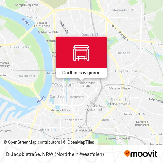 D-Jacobistraße Karte