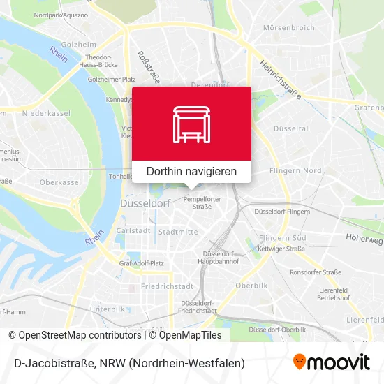 D-Jacobistraße Karte