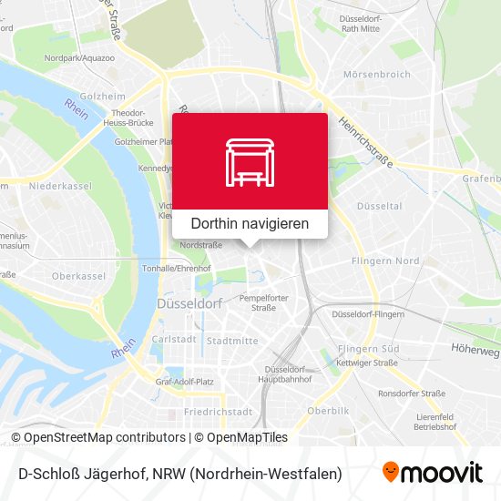 D-Schloß Jägerhof Karte