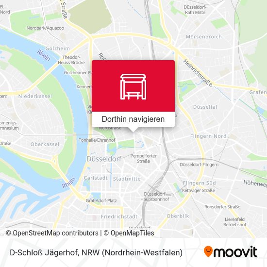 D-Schloß Jägerhof Karte