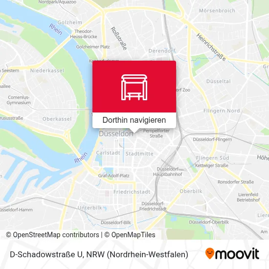 D-Schadowstraße U Karte