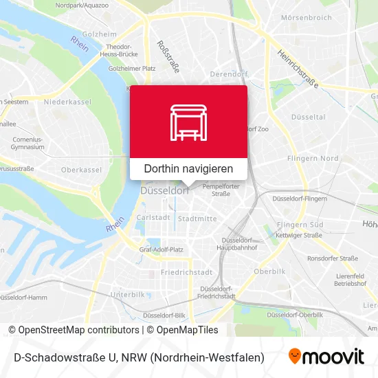 D-Schadowstraße U Karte