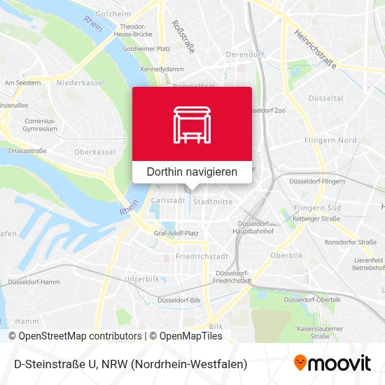 D-Steinstraße U Karte