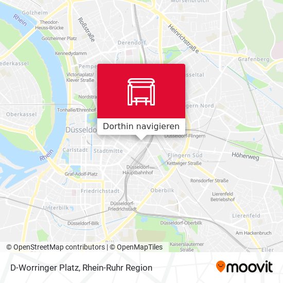 D-Worringer Platz Karte