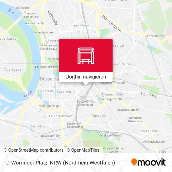 D-Worringer Platz Karte