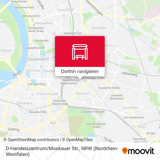 D-Handelszentrum/Moskauer Str. Karte