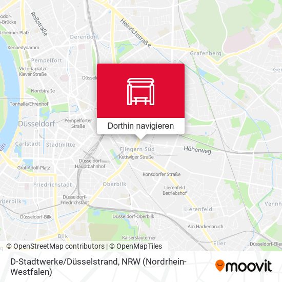 D-Stadtwerke/Düsselstrand Karte