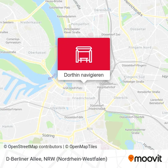 D-Berliner Allee Karte