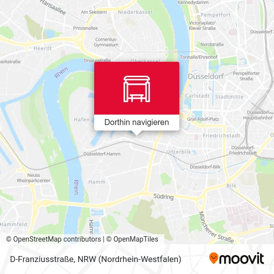 D-Franziusstraße Karte