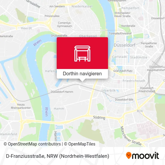 D-Franziusstraße Karte