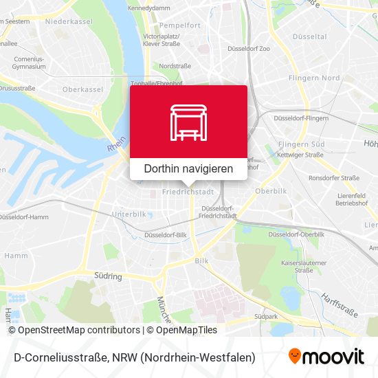 D-Corneliusstraße Karte