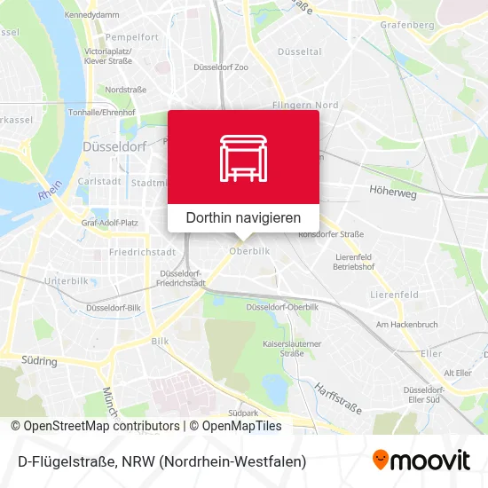 D-Flügelstraße Karte