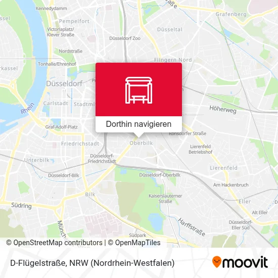 D-Flügelstraße Karte