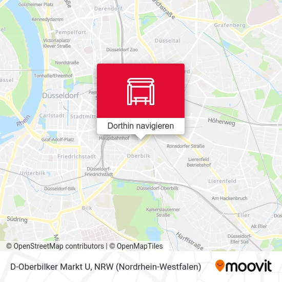 D-Oberbilker Markt U Karte