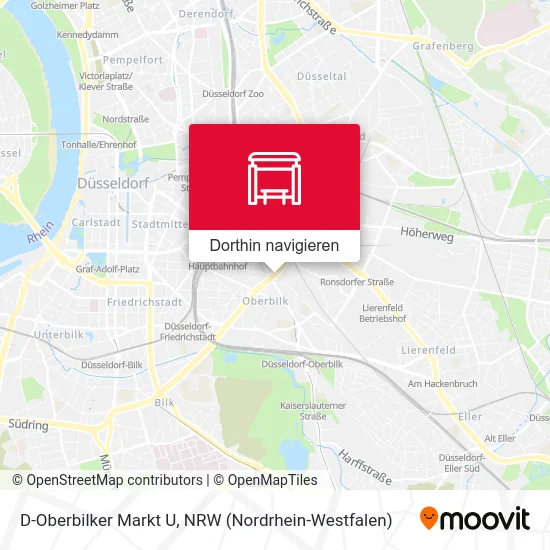 D-Oberbilker Markt U Karte