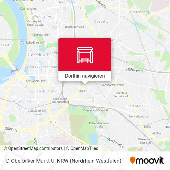 D-Oberbilker Markt U Karte