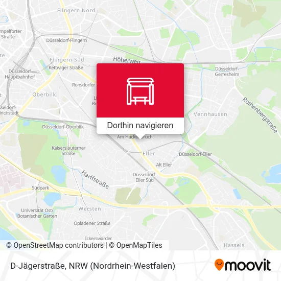 D-Jägerstraße Karte