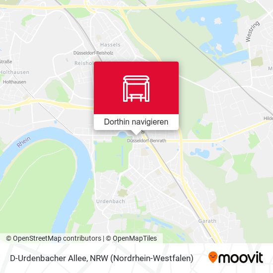 D-Urdenbacher Allee Karte