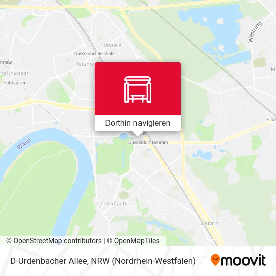 D-Urdenbacher Allee Karte