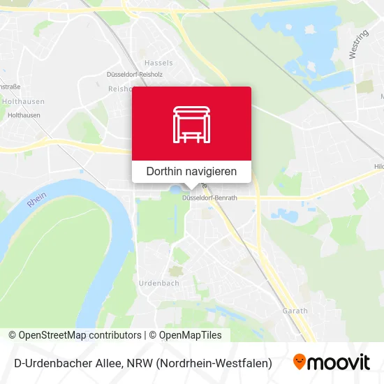 D-Urdenbacher Allee Karte