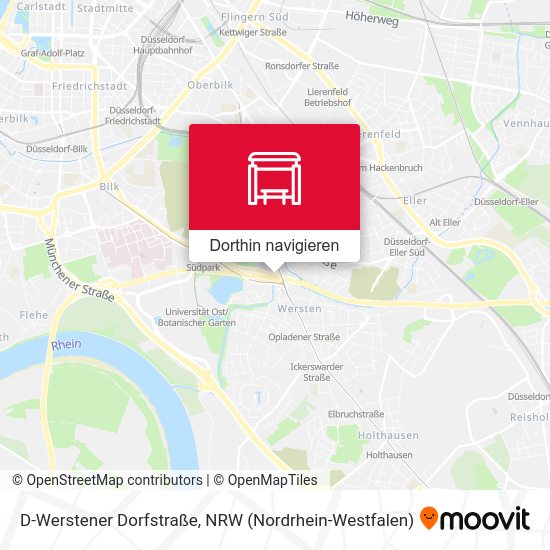D-Werstener Dorfstraße Karte