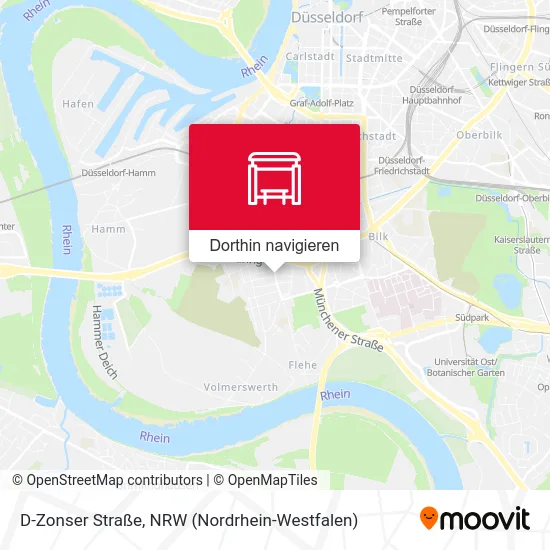 D-Zonser Straße Karte