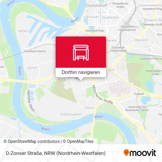 D-Zonser Straße Karte