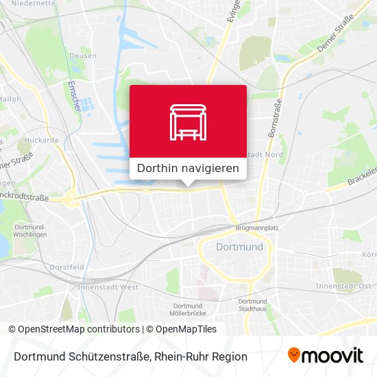 Dortmund Schützenstraße Karte