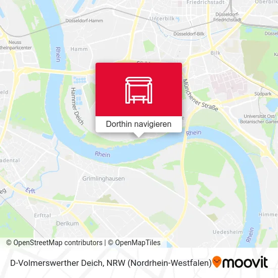 D-Volmerswerther Deich Karte