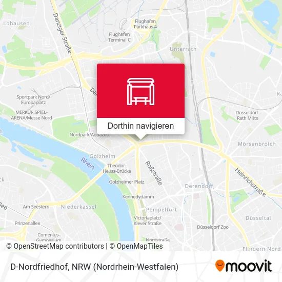 D-Nordfriedhof Karte