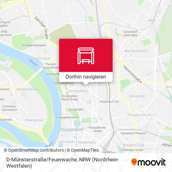 D-Münsterstraße/Feuerwache Karte