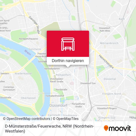 D-Münsterstraße/Feuerwache Karte
