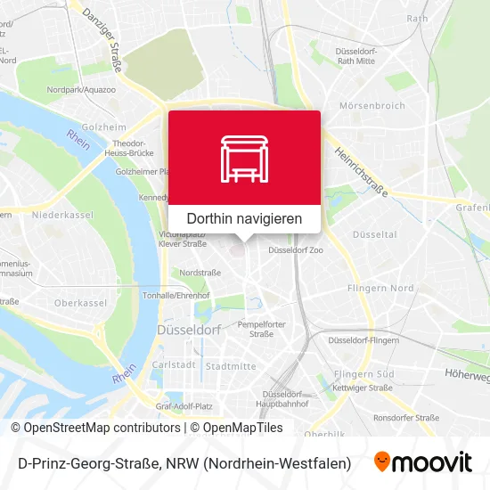 D-Prinz-Georg-Straße Karte