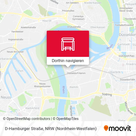 D-Hamburger Straße Karte