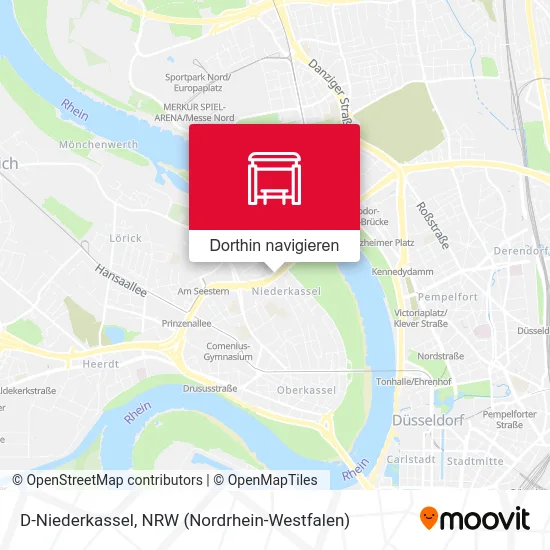 D-Niederkassel Karte