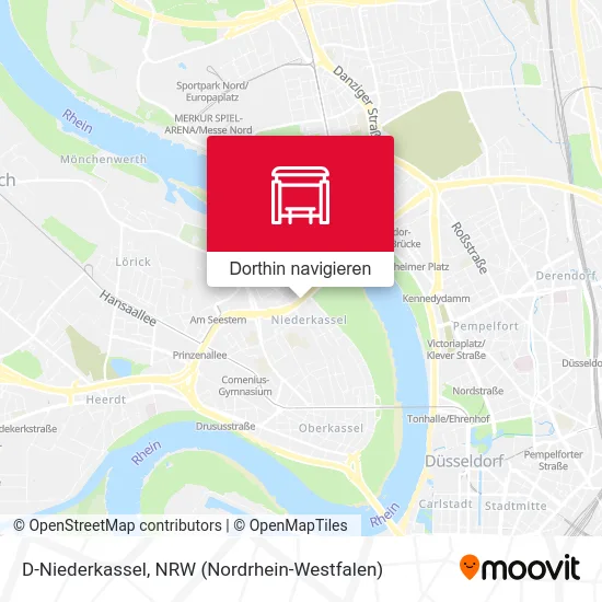 D-Niederkassel Karte