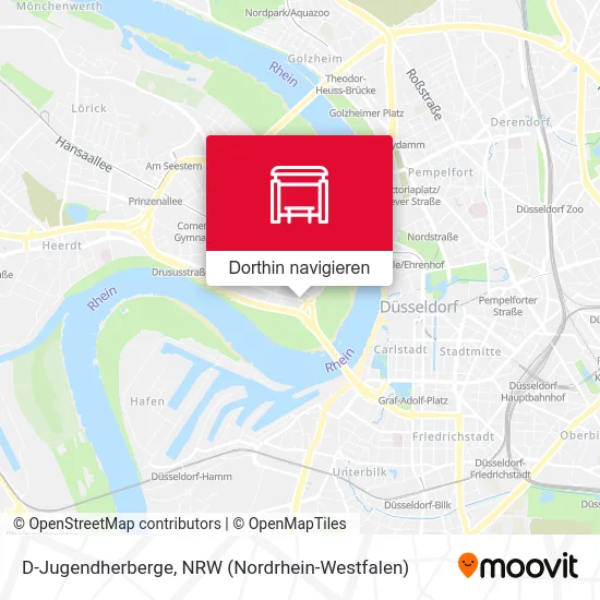 D-Jugendherberge Karte