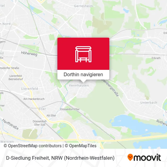 D-Siedlung Freiheit Karte