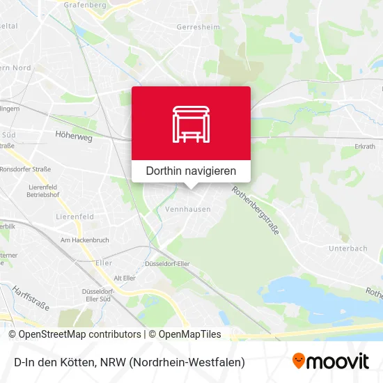 D-In den Kötten Karte